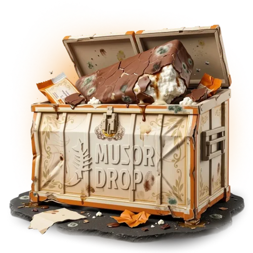 Кейс Просроченный сырок на Musor Drop