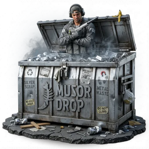 Кейс Серебрянная Мусорка на Musor Drop